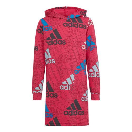 VESTIDO ADIDAS CON CAPUCHA ESSENTIALS BRAND LOVE DE NIÑOS