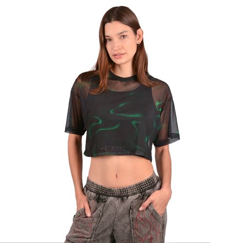 REMERA ALL DEVILS TULL LIGHT NEON DE MUJER