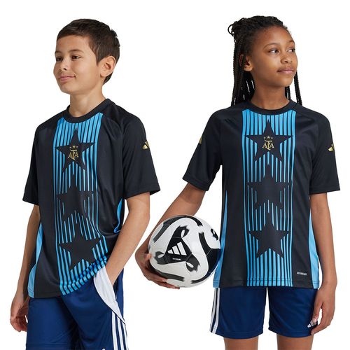 REMERA ADIDAS AFA SELECCIÓN ARGENTINA PRE MATCH 2024 NIÑOS