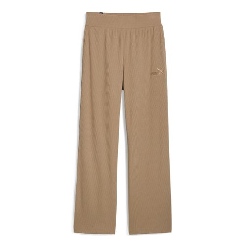 PANTALÓN PUMA ESS ELEVATED HIGH-WAIST STRAIG MUJER