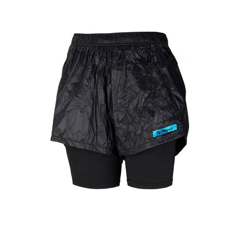 SHORT TOPPER CRINKLED 2 IN 1 MUJER
