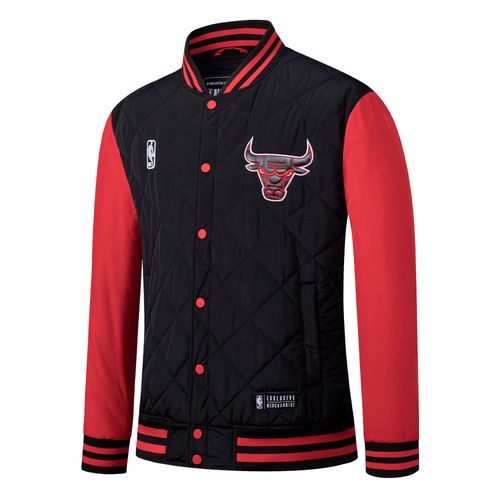 Campera NBA LOGO PATCH REGULAR FIT QUILTED BOMBER CHICAGO BULLS HOMBRE
