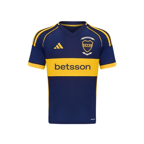 Camiseta Oficial Adidas Performance BOCA JUNIORS HOME 25/26 NIÑOS