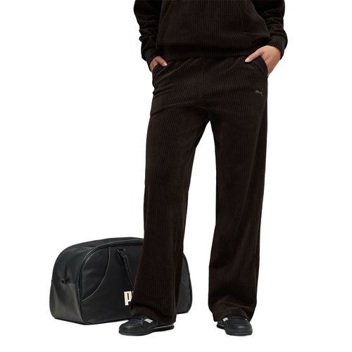 PANTALóN PUMA ESSENTIALS ELEVATED VELOUR MUJER