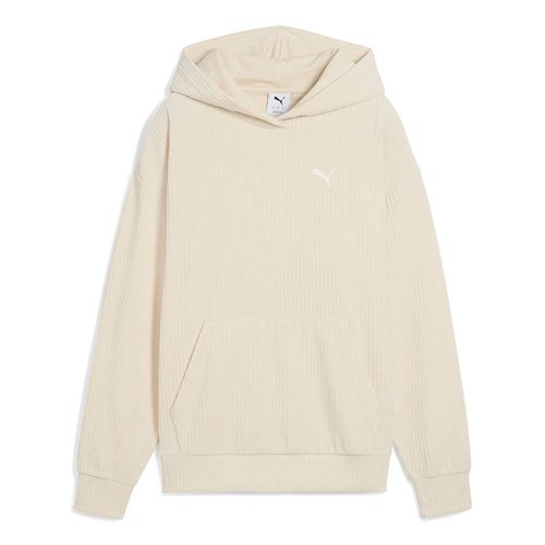 BUZO PUMA ESSENTIALS ELEVATED COMFORT VELOUR RI MUJER