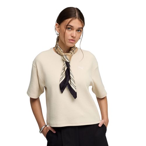 REMERA PUMA ESS ELEVATED RELAXED MUJER