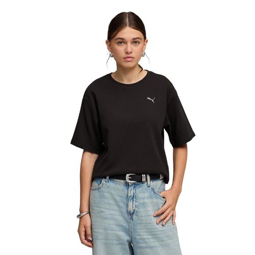 REMERA PUMA ESSENTIALS ELEVATED RELAXED MUJER