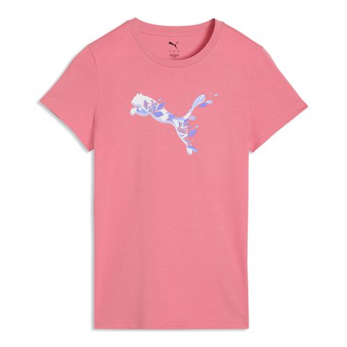 REMERA PUMA GRAPHICS FLORAL CAT MUJER