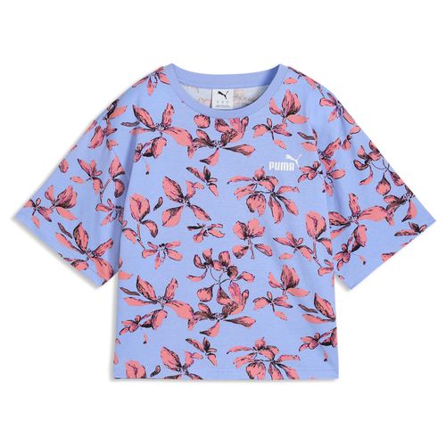 REMERA PUMA ESSENTIALS NATURE 2.0 RELAXED AOP MUJER