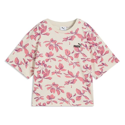 REMERA PUMA ESSENTIALS NATURE 2.0 RELAXED AOP MUJER