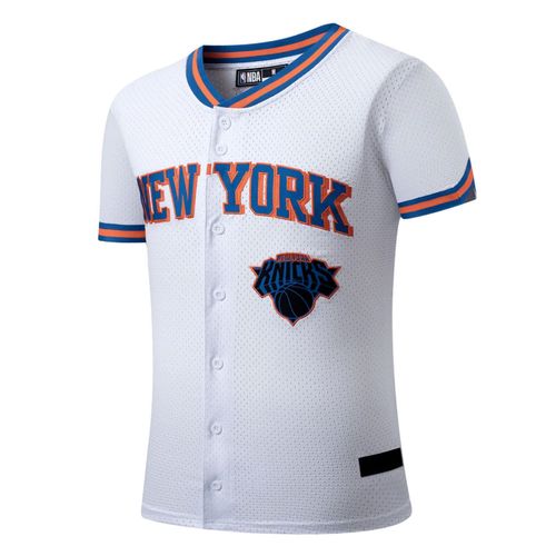 CAMISETA NBA FRONT WORDMARK PATCH REGULAR FIT JERSEY NEW YORK KNICKS HOMBRE
