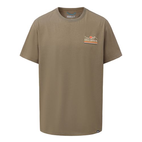 REMERA HURLEY CHARCOAL FERN HOMBRE