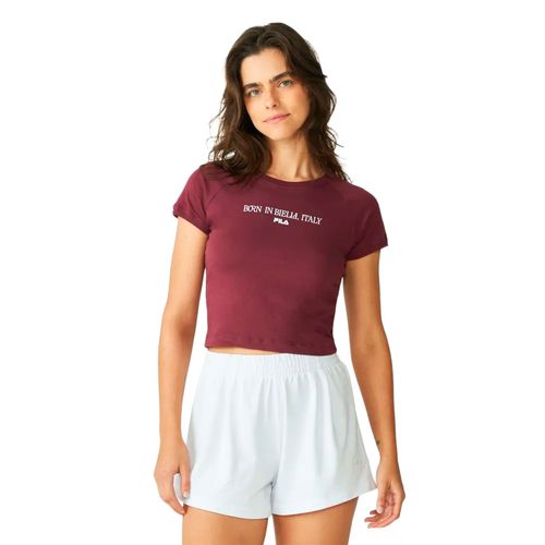 REMERA FILA SLIM LETTER MUJER
