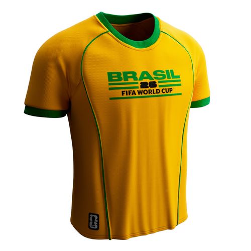 REMERA FIFA FANWEAR REGULAR GRAPHIC  BRAZIL HOMBRE