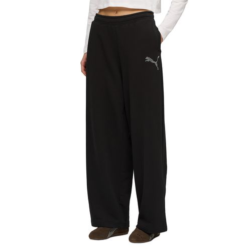 PANTALóN PUMA ESSENTIALS GRAPHIC LEO LUXE BEDAZZLED MUJER