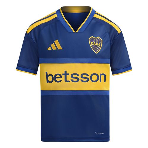 CAMISETA OFICIAL ADIDAS PERFORMANCE BOCA JUNIORS HOME NIÑOS