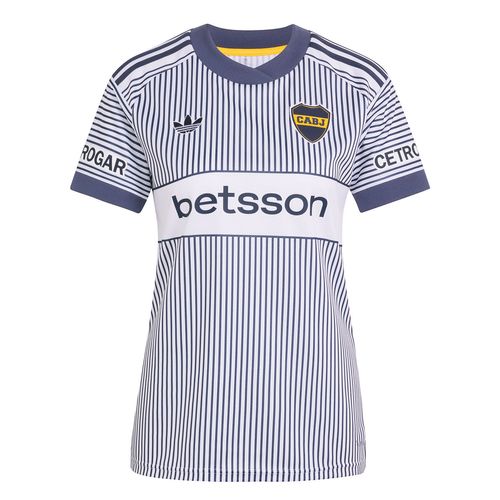 CAMISETA ALTERNATIVA ADIDAS PERFORMANCE BOCA JUNIORS AWAY MUJER