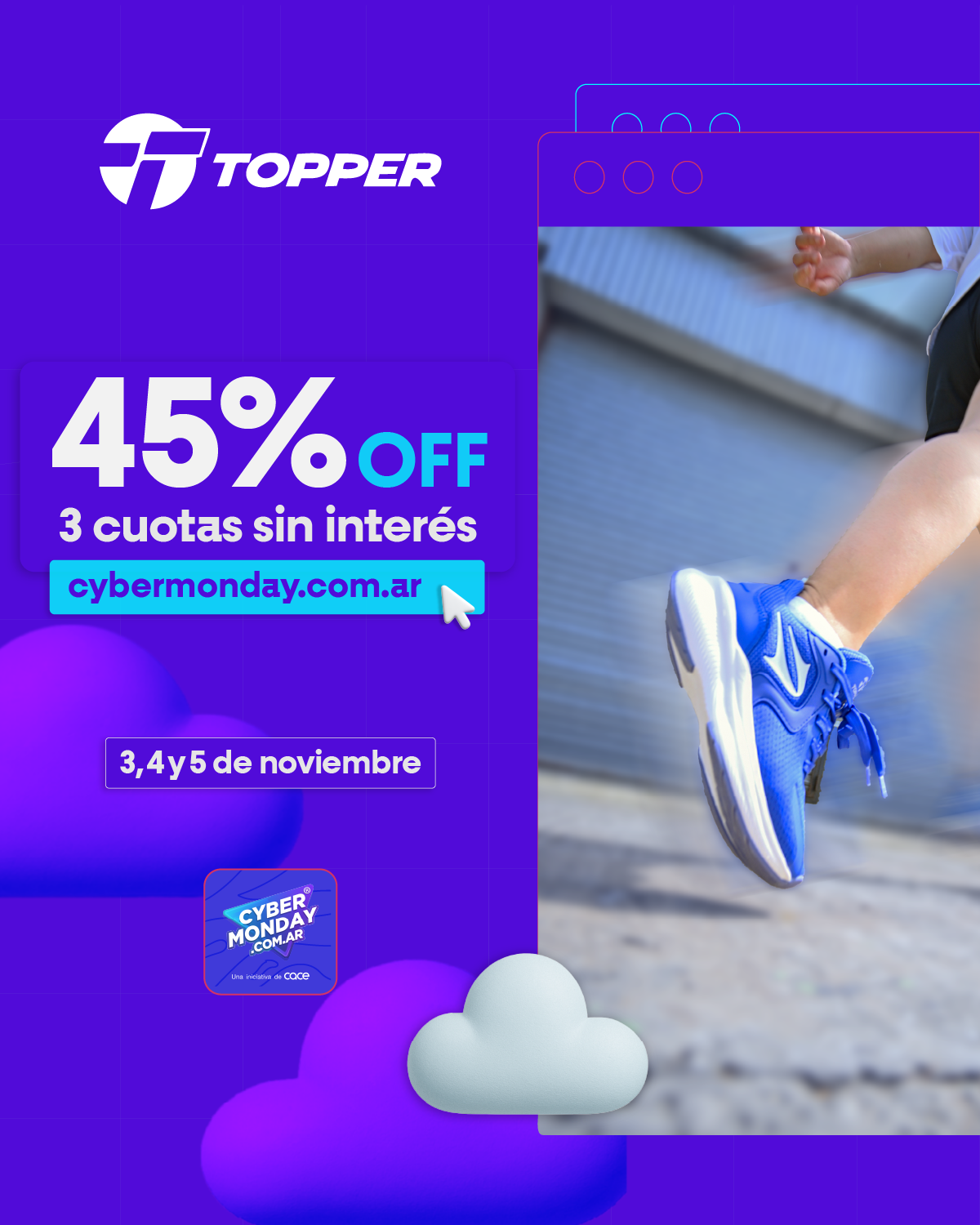 TOPPER - 45%OFF